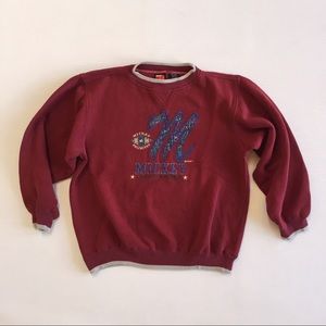 90s varsity Mickey sweatshirt